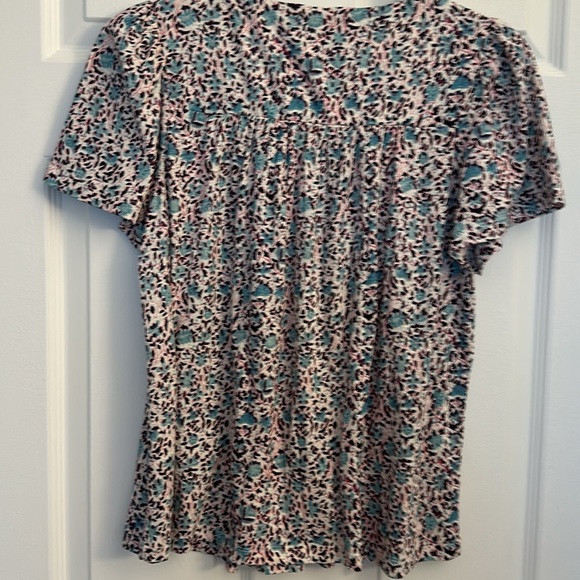 Lucky Brand flowered top - Picture 2 of 4